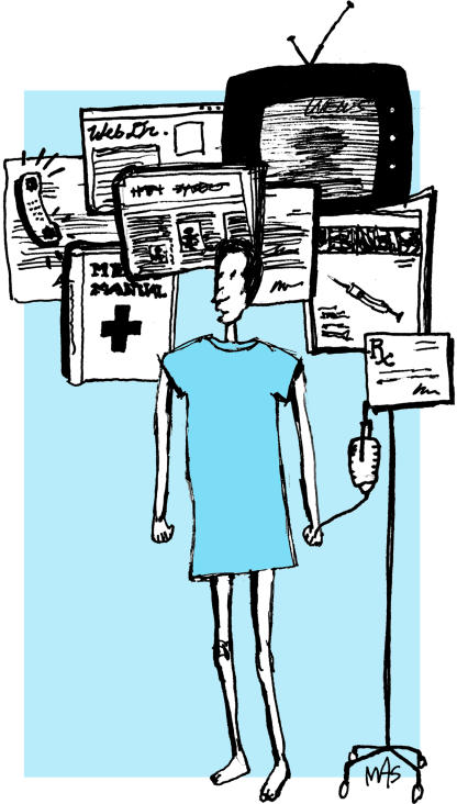 Patients actively seek information on risks from many different sources