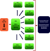 Figure 3 is a flowchart with three steps. Step 1: Aryl hydrocarbon receptor ligands with aryl hydrocarbon receptor lead to key characteristic 3: Alters immune cell signaling. Step 2: The key characteristic 3: Alters immune cell signaling leads to key characteristic 2: Affects antigen processing and presentation, key characteristic 4: Alters immune cell proliferation, key characteristic 5: Modifies cell differentiation, key characteristic 6: Alters immune cell–cell communication, key characteristic 7: Alters effector function, key characteristic 8: Alters immune cell trafficking, key characteristic 9: Alters cell death processes, and key characteristic 10: Breaks down immune tolerance. Step 3: The key characteristic 2: Affects antigen processing and presentation, key characteristic 4: Alters immune cell proliferation, key characteristic 5: Modifies cell differentiation, key characteristic 6: Alters immune cell–cell communication, key characteristic 7: Alters effector function, key characteristic 8: Alters immune cell trafficking, key characteristic 9: Alters cell death processes, and key characteristic 10: Breaks down immune tolerance lead to Immunosuppression, including Infections and cancers, and Immunoenhancement, including Autoimmune disease and dysregulated inflammation.