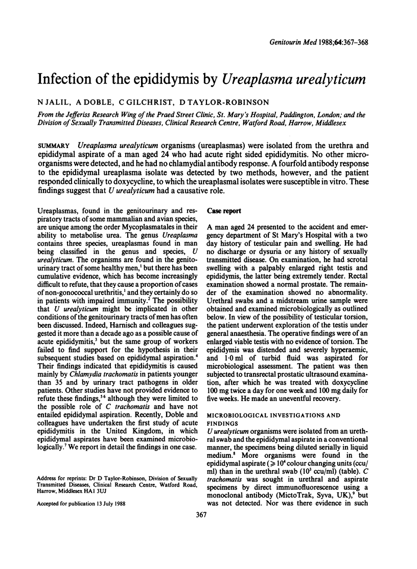 Infection of the epididymis by ureaplasma urealyticum pmc