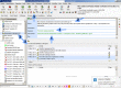 Figure 3: Example screen prints from SystmOne (top) and Vision (bottom). 1 = Read code entry, 2 = Free text entry, 3 = Allergy entry feature, 4 = Combined Read code and free text, 5 = EHR features (patient and professional information resources)