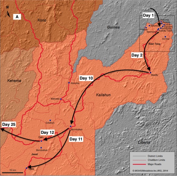 A. Ebola Virus Fever (EVD) emergence in Sierra Leone