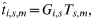 \hat{t} _{i\comma\hskip-1 s\comma\hskip-1 m} \equals G_{i\comma\hskip-1 s} T_{s\comma\hskip-1 m} \comma\hfill