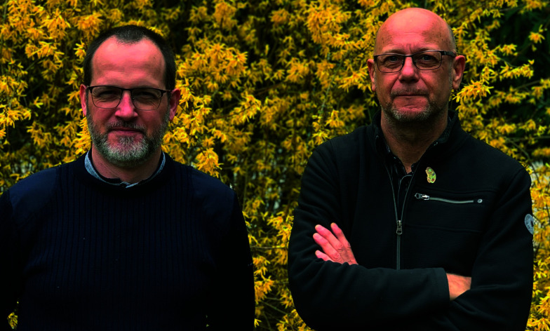 Frédéric Bihel (left), Frédéric Simonin (right)