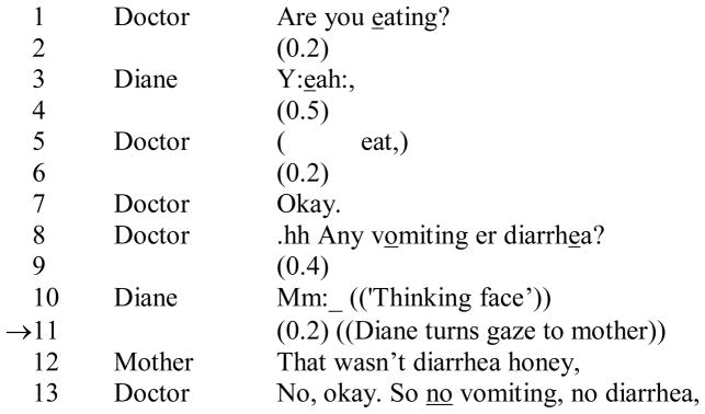 Presenting problem 2: TD Child