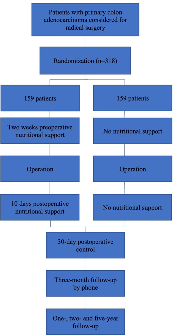 Perioperative oral nutritional support for patients diagnosed with ...